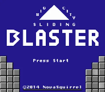 Big City Sliding Blaster (World) (2014-06-02) (Aftermarket) (Homebrew) screen shot title